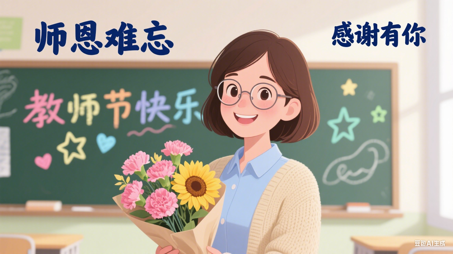 感恩有您 照亮前行 — 祝老師們節(jié)日快樂！